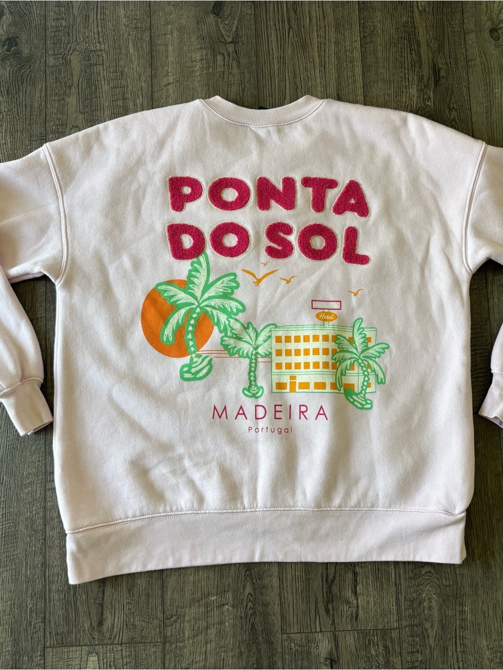 wild fable Light Pink Crewneck Sweatshirt over sized